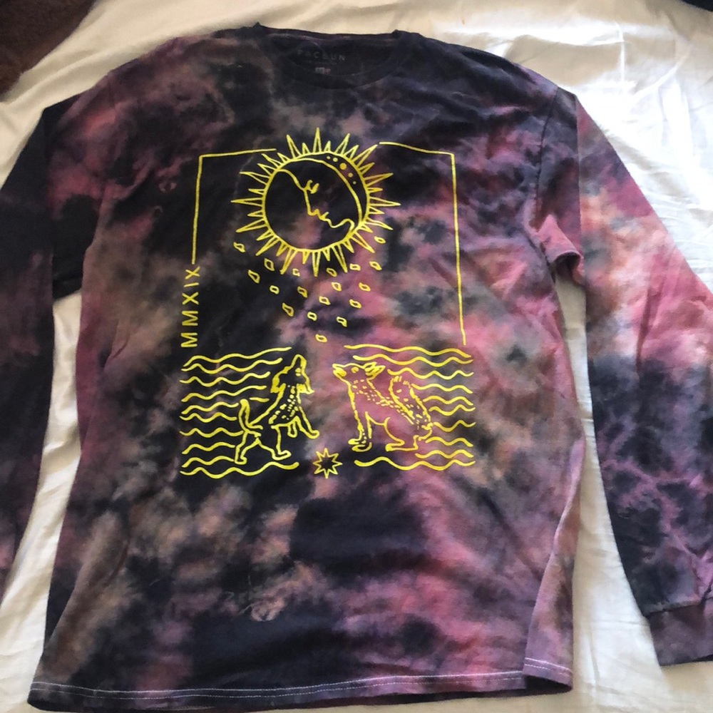 Pacsun tie-dye long sleeve